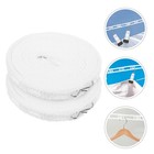  2 Pcs Camping Wäschespinne Tragbares Wäscheleine Camping-Wäscheleine