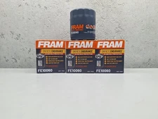 LOT OF 3 - FRAM FE10060 Oil Filters, 25,000 Miles, FRAM Synthetic Endurance