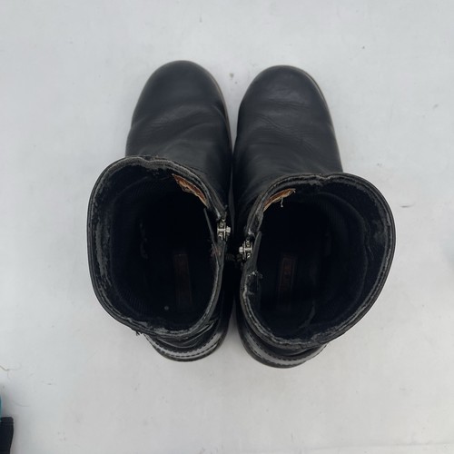 Harley Davidson Boots Mens 9 M Scout Harness Riding Black Workwear Grunge D95262 - Picture 14 of 16