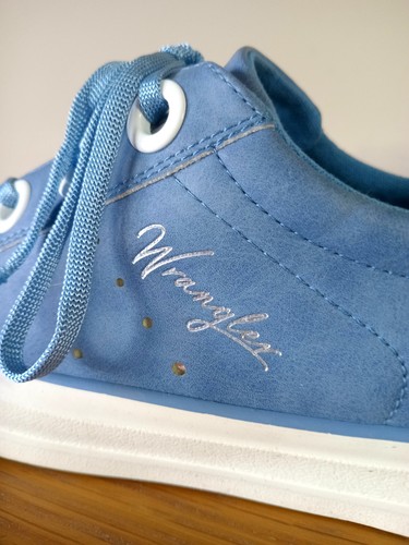 Wrangler WL21510S lässige Damen-Sneaker Größe 5 blau weiß Logo niedriger Schnürschuh - Bild 8 von 15