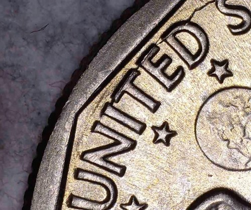 Moneda de un dólar 1979 P Susan B Anthony troquel grieta error inverso - Imagen 2 de 8