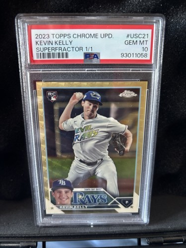 2023 Topps Chrome Kevin Kelly Rookie Superfractor 1/1