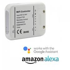 Controller rgb ww cw WIFI Power Strip Compatible With Amazon Alexa And Google Ho - Foto 1 di 1