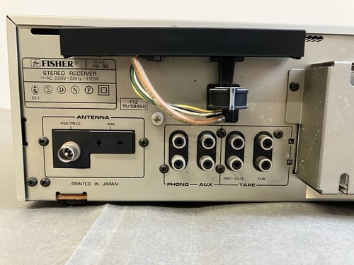 FISHER Stereo Receiver Studio Standard AM/FM Reciever 70s 80s vintage Radio - Imagen 9 de 11