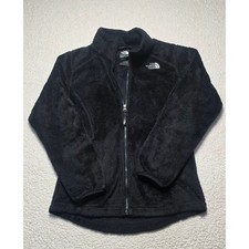 The North Face Osito Fleece Jacket Black Full Zip Girls L 14/16 Women XS