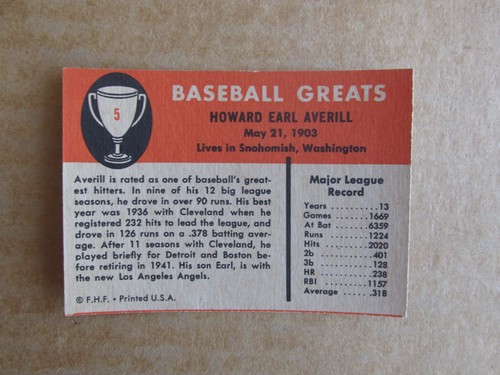 1961 FLEER BASEBALL CARD SINGLES COMPLETE YOUR SET PICK CHOOSE UPDATED 8/19 - 第 11/287 張圖片