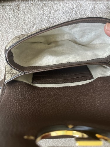 Bolso clutch Gucci Blondie en beige ébano nueva caja bolsa de papel - Imagen 6 de 13