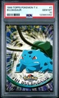 1999 TOPPS POKEMON TV #1 BULBASAUR PSA 10 Blue Logo