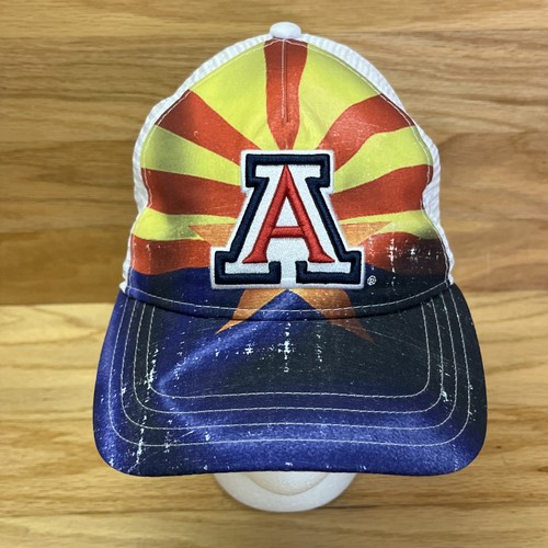 University Of Arizona Wildcats Hat The Game Arizona Flag Trucker Snapback NCAA - Picture 2 of 8