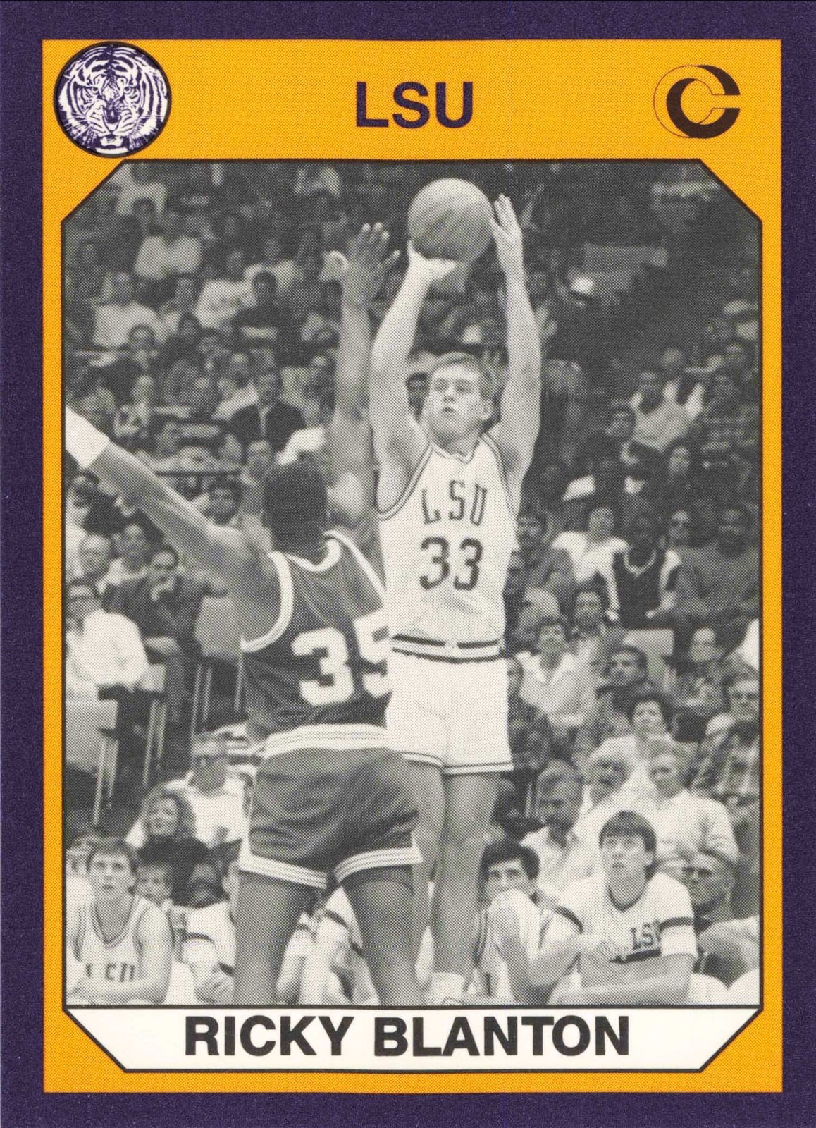 Ricky Blanton 1990 Collegiate Collection LSU Tigers #4 LSU Tigers