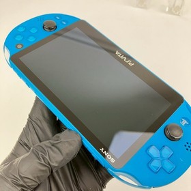PS Vita PCH-2000 Sony PlayStation Aqua Blue Console & Cable Region Free 343