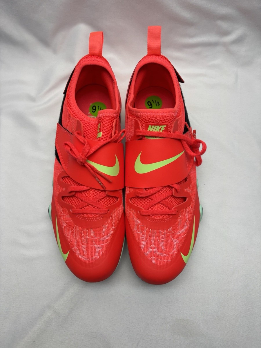 Size 11.5 - Nike Zoom Pole Vault Elite Track Shoes Men\'s FZ9649-600 Nike Pole Vault Elite Track & Field Jumping Spikes Crimson  main image 4
