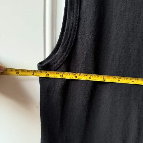 Champion Sleeveless Tshirt Size L Navy Logo Crew Neck Muscle Tee - Picture 7 of 7