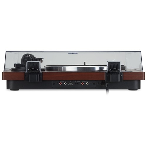 Tocadiscos Bluetooth Reproductor de Vinilo de 3 Velocidades con Preamplificador RIAA Control de Paso Salida RCA - Imagen 4 de 6