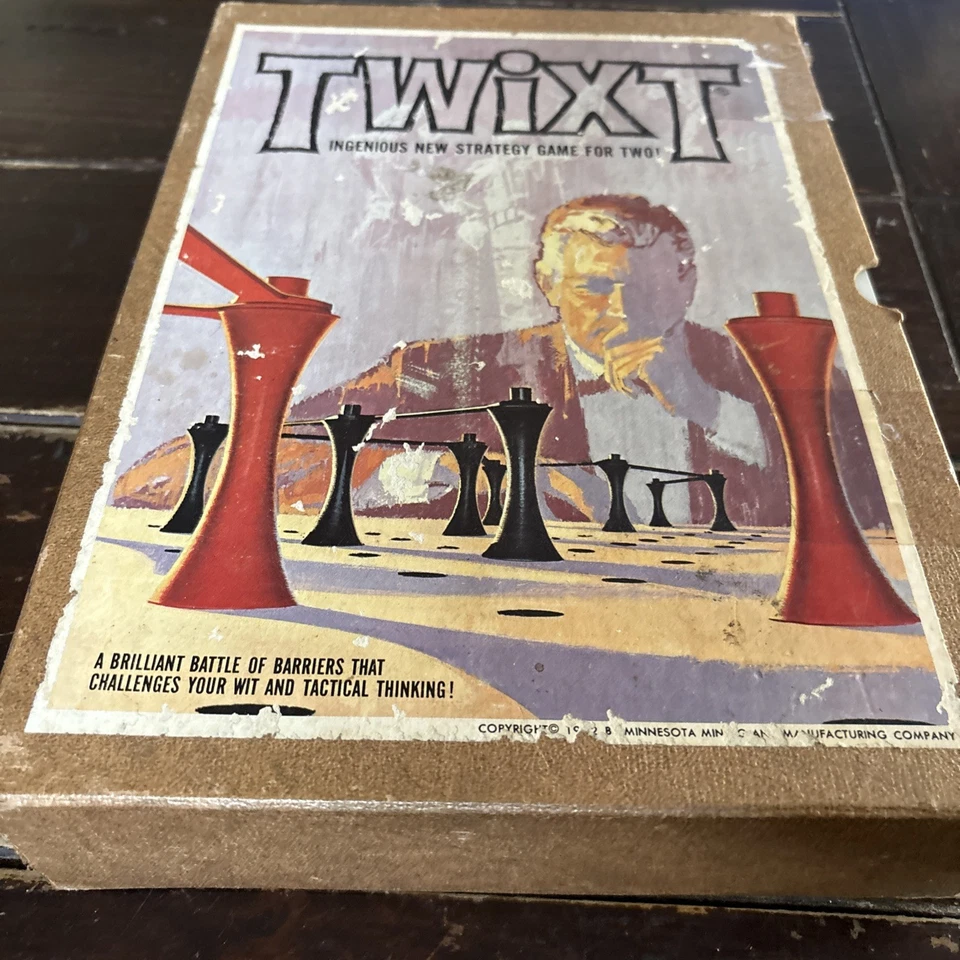 Twixt 3M Bookshelf Game - The Ingenious Strategy Game for Two Vintage 1962 VG! - Image 2 of 4