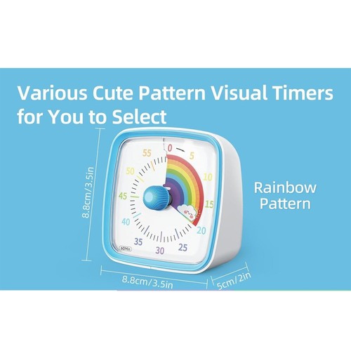 60 Minuten Visueller Timer - Uhr Timer für Kinder Perfektes Zeitmanagement Werkzeug Timer - Bild 10 von 12