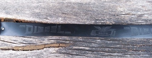 Diesel Super Dairek Mens Black Genuine Leather Belt Made in Spain - Picture 3 of 13