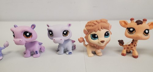 Littlest Pet Shop Zoo Animals lotto di 13 Jungle Safari Wildlife Hasbro LPS - Foto 3 di 8