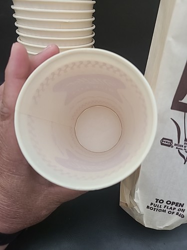 Miller Highlife Waxed Dixie Cups For Beer No. 248 25 Cups 5" Inch - Picture 8 of 8