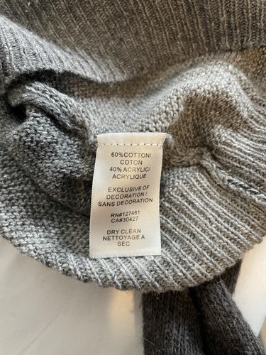 Wildfox White Label Star Gazer Gray Ombré Sequin Sweater Size S Boho Glam Indie - Picture 7 of 11