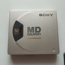 Sony MZ-E55 MD Walkman Portable MiniDisc Player Silver Used Only Player