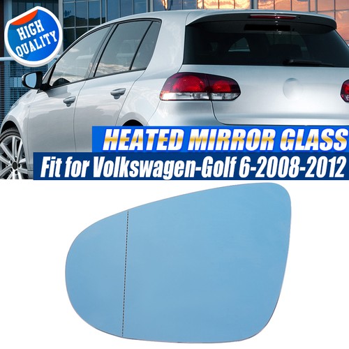 Espejo retrovisor exterior izquierdo cristal espejo calefactable azul para VW Golf VI 5K 2009-2012 - Imagen 6 de 12