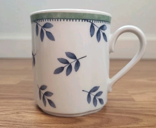 Villeroy & Boch Switch 3 Coffee Cup Mug 3-3/8" Castell Cordoba Costa Blue Leaves