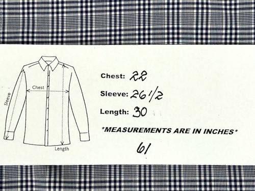 APC Shirt Men Large Blue Rue Madam Paris Long Sleeve Designer Plaid - Picture 2 of 15