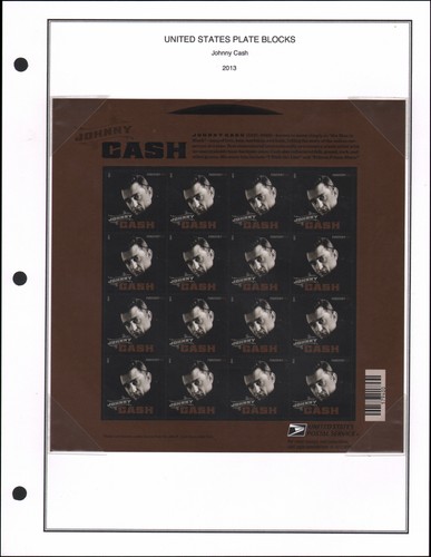 Colección de bloques de placas US #4721//4845 MNH VF 2013, en montajes en páginas de álbum - Imagen 11 de 15