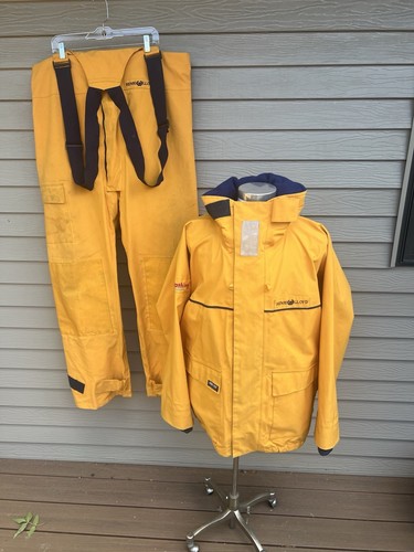Vintage Henri LLoyd Coastal Gore Tex Segeln XXL Jacke & XL Hose Made In England - Bild 1 von 21