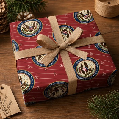 Bureau of Last-Minute Wrapping Funny All Occasion Gift Wrap