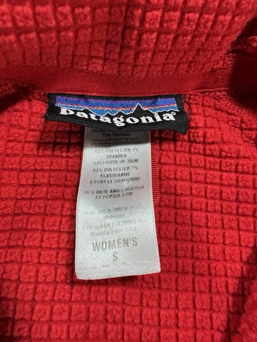 Patagonia Damen Red R1 Full Zip Sweater Jacket Small - Bild 2 von 9