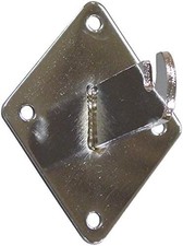 Chrome Gridwall Mount Brackets for Grid or Slatgrid Panels Box of 12