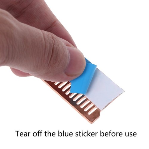 Notebook Memory Heat Sink Copper Heatsink Ultra-thin Heat Dissipation Cooler - Afbeelding 5 van 10