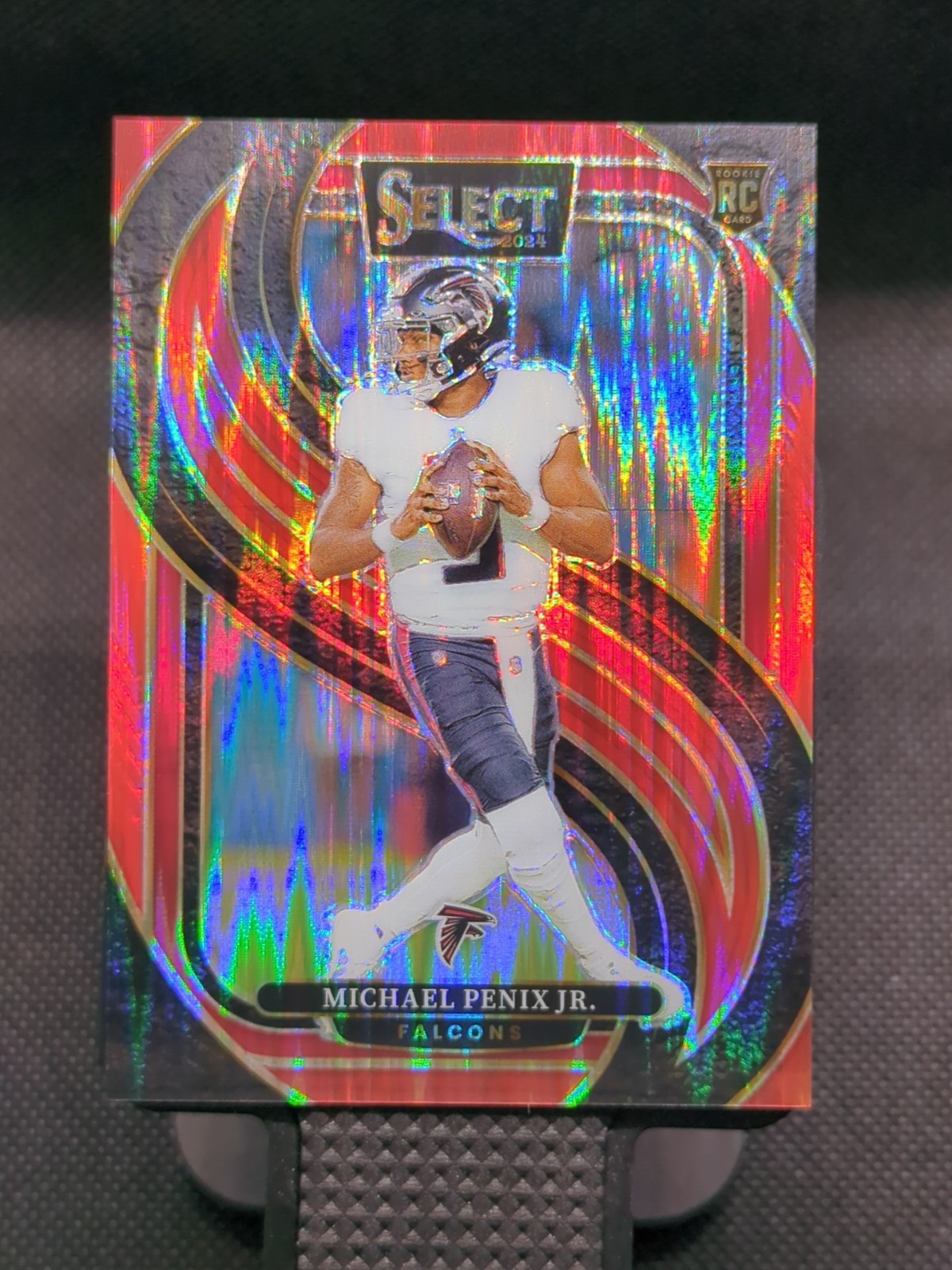 2024 Select Football - Michael Penix Jr. Premier Level Red Shock Prizm /249 #110