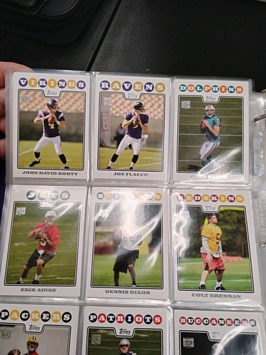 2008 Topps Football Complete (1-440) Ryan Flacco RC's