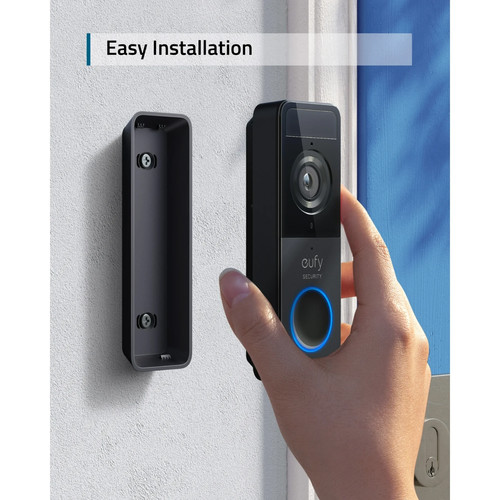 Eufy E8220 Security by Anker Wireless 1080p Video Doorbell - Black (E8220)  NEW - Picture 12 of 15