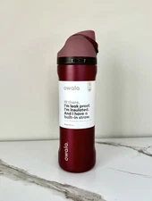 Owala "Pointsettia" 24oz FreeSip Bottle - 2025 Holiday Collection