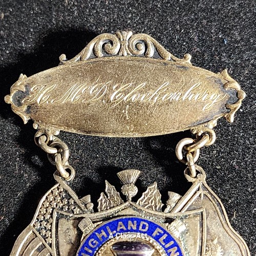 Highland Fling ST. A.S.S.G. Buffalo NY Sterling Badge. H. McD. Clockenburg B1986 - Picture 2 of 7