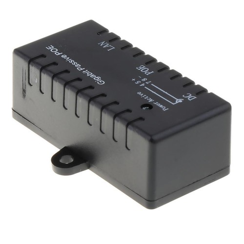 Injecteur Poe Passif Gigabit, Adaptateur Power Over Ethernet LAN Sans Fil - Photo 2/4