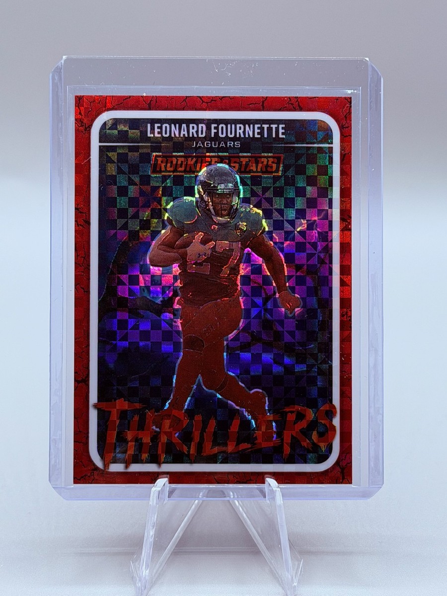 ebay5万円! L.ロベルト ルーキーカード SAPPHIRE EDITION 2025 Panini Rookies & Stars #23 Leonard Fournette Thrillers Red