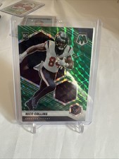 2021 Panini Mosaic - Rookies Mosaic Green Prizm #330 Nico Collins (RC) Texans