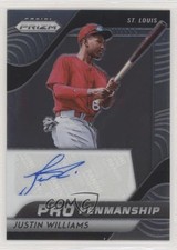 2020 Panini Prizm Pro Penmanship Justin Williams #PP-JW Auto 08yu