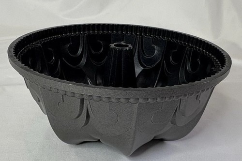 Nordic Ware Fleur de Lis Bundt Kuchenform Form Antihaft 9" Aluminiumguss 10 Tassen - Bild 4 von 11