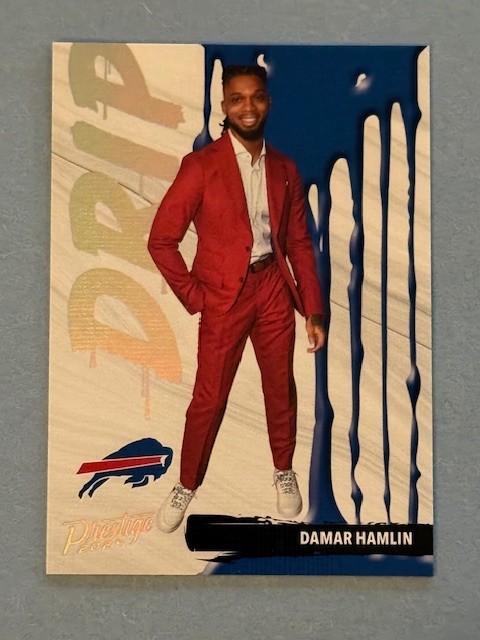 2024 Prestige Dressed To Impress DRIP Card Damar Hamlin Buffalo Bills No. D-DHN