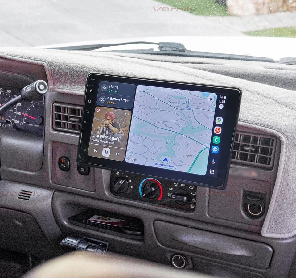 Radio estéreo GPS Android 10,1" CarPlay para Ford Excursion 2000 2001 2002 2003 Foto 4 de 4