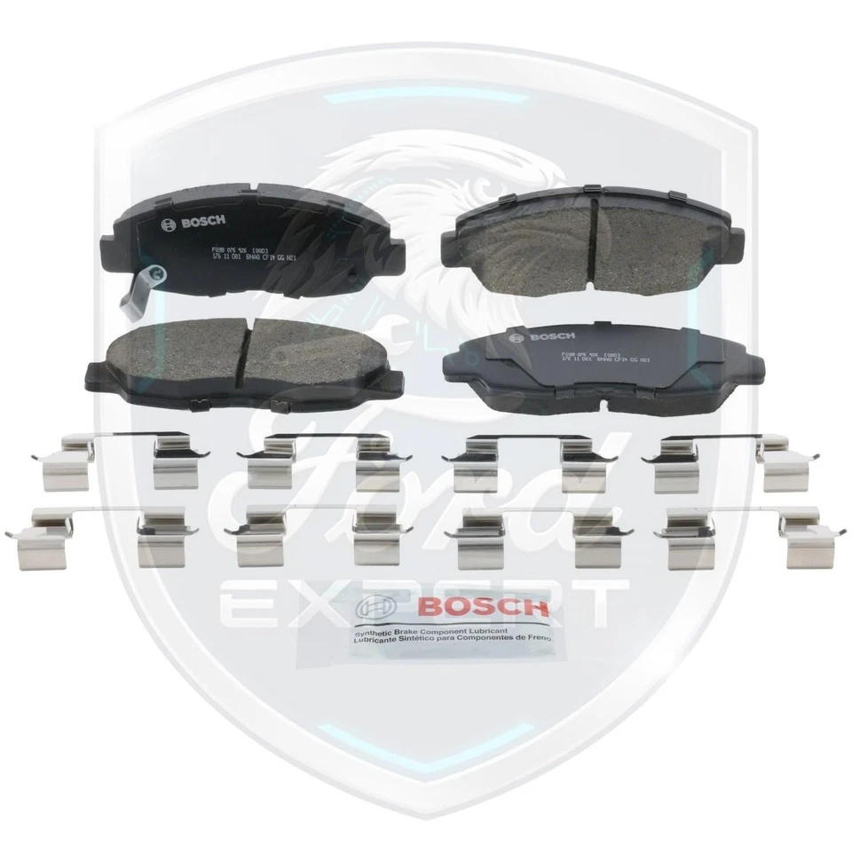 Комплект передних керамических тормозных колодок Bosch от оригинального производителя для Honda Accord, Honda Insight 1998-2014 годов выпуска - Изображение 3 из 4