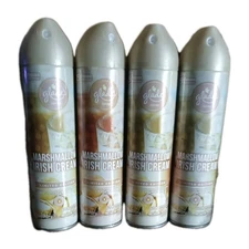 4 Glade Limited Edition MARSHMALLOW IRISH CREAM Automatic Air Freshener Sprays