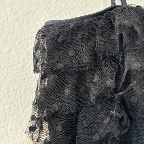 90s Betsey Johnson Evening Tiered Slip Dress Size 2 Mesh Feminine HOCO Formal - Bild 3 von 12