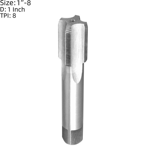 1"-8 UNC Tap and Die Set, 1" x 8 UNC Machine Thread Tap and Round Die Right Hand - Picture 2 of 6